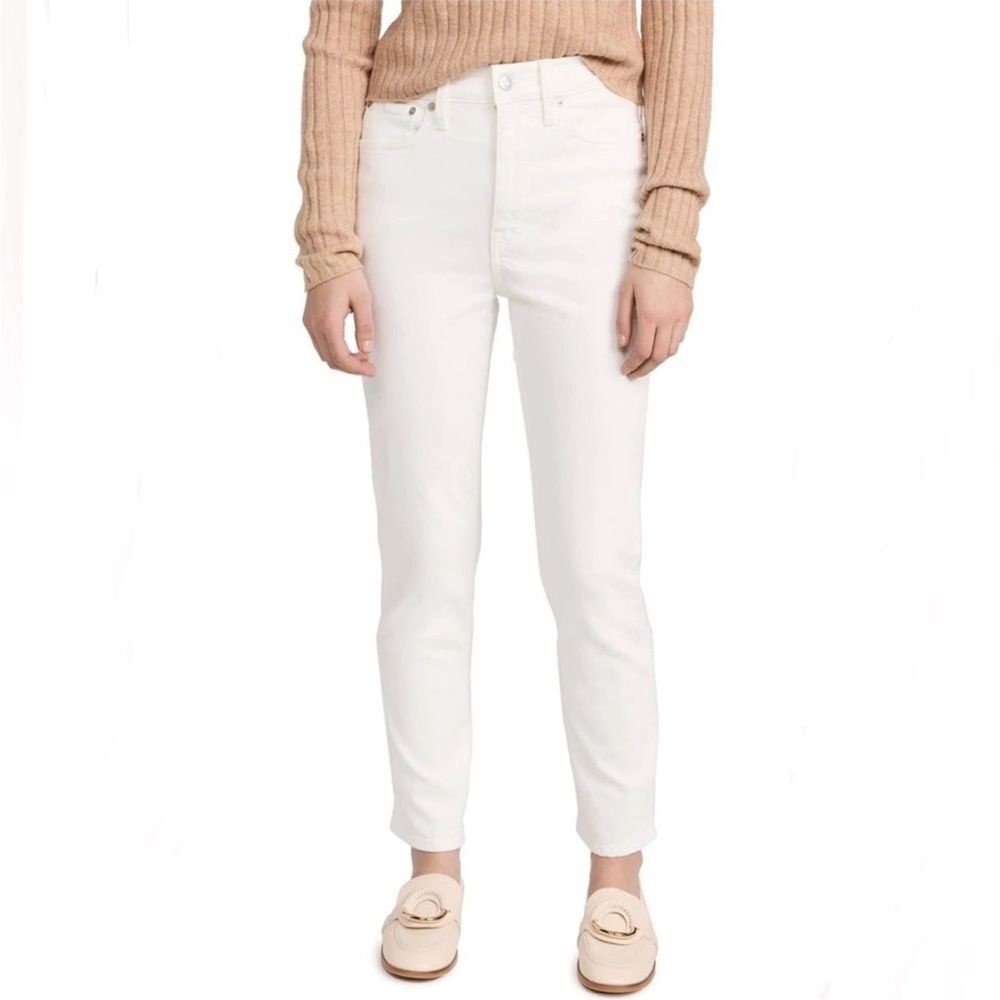 Madewell The Perfect Vintage Jeans Size 26 in Tile White | High Rise NWT